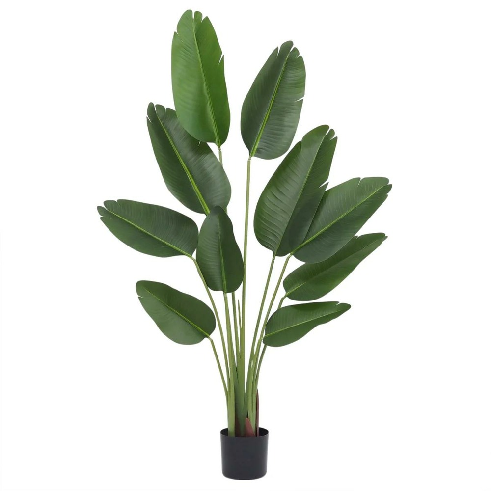 Plante artificielle oiseau du paradis toucher naturel 160cm