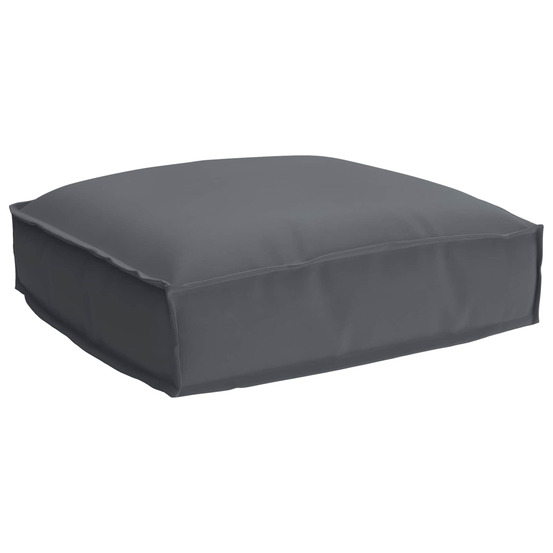 Coussin anthracite 50 x 50 x 12 cm tissu oxford