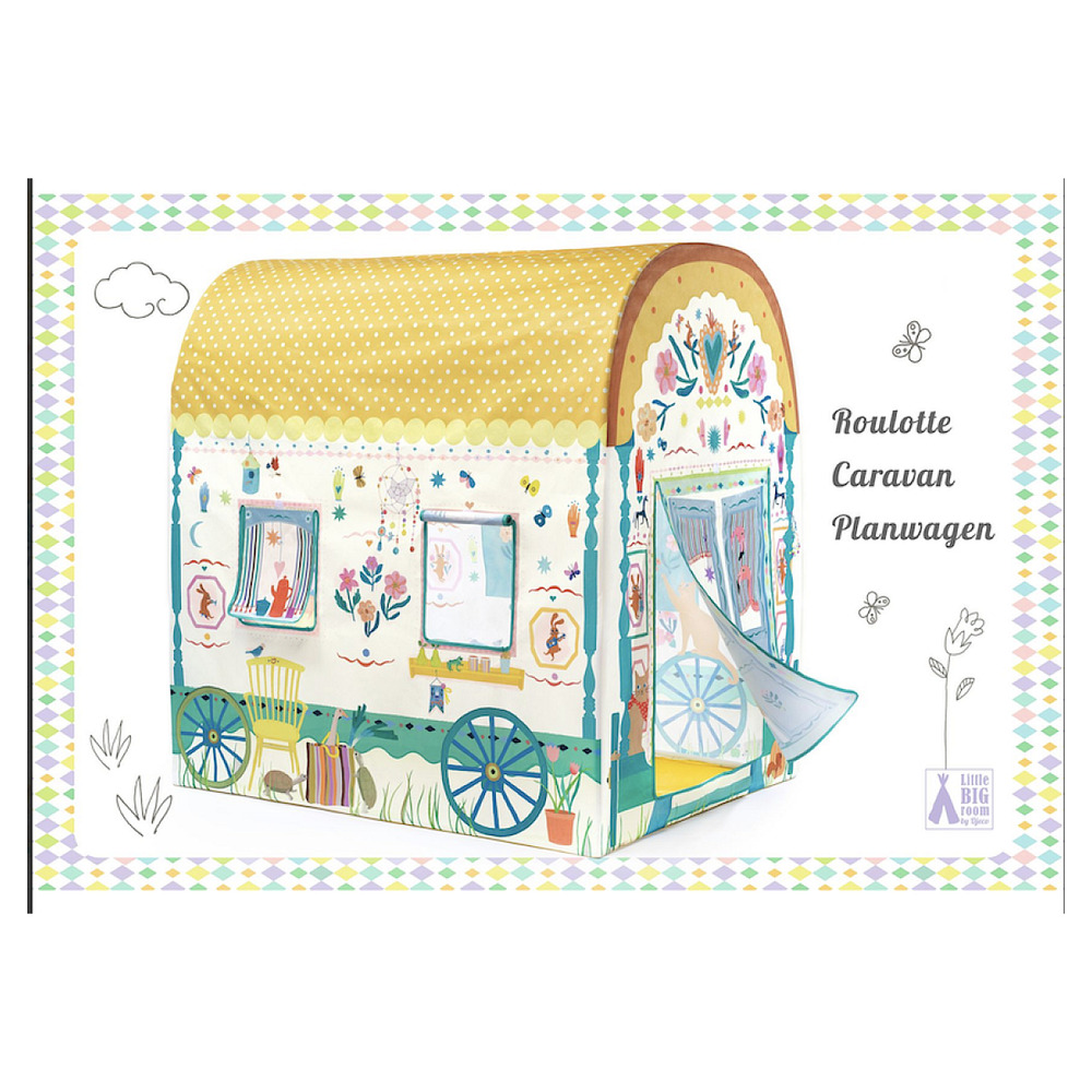 Grande maisonnette roulotte