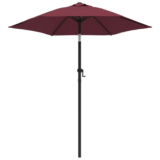 Parasol 200 x 211 cm aluminium bordeaux