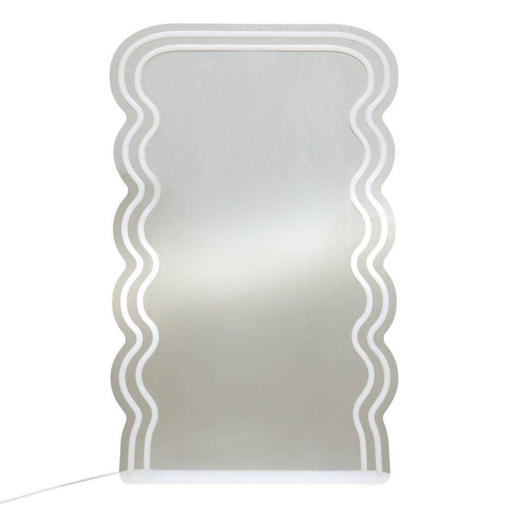 Néon led miroir wavy 60x38cm