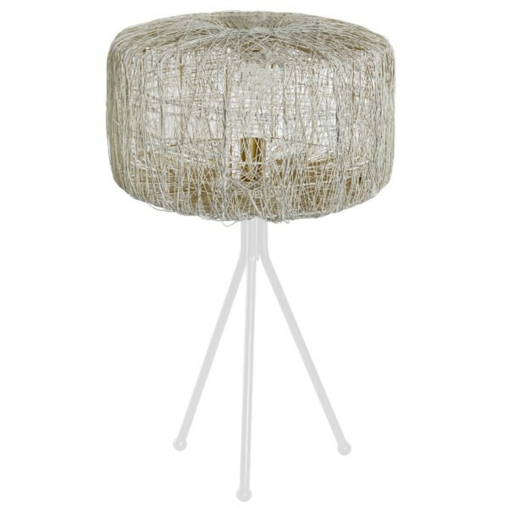 Lampe de bureau métal blanc 220 v 50 w 33 x 33 x 50 cm