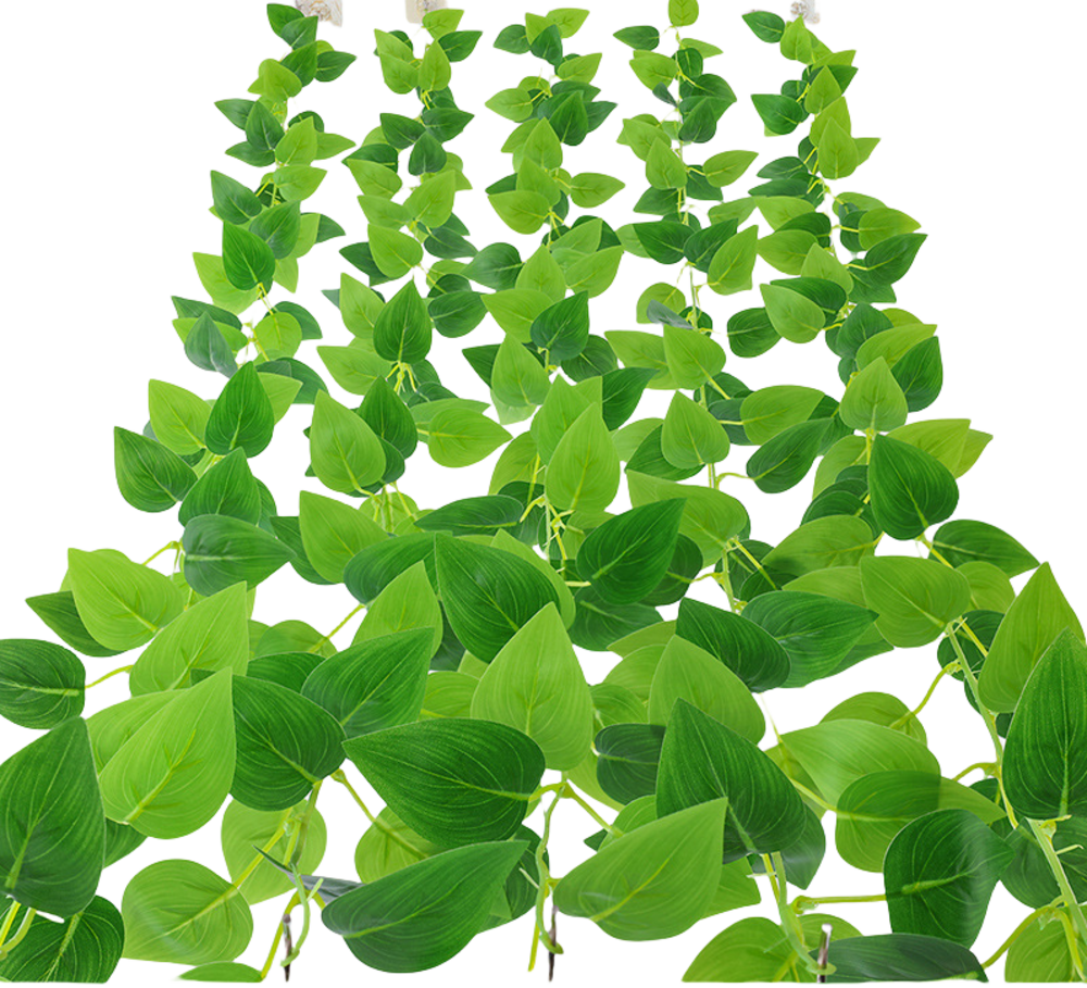 Tige de plante artificielle en plastique, pothos de 2 mètres de long