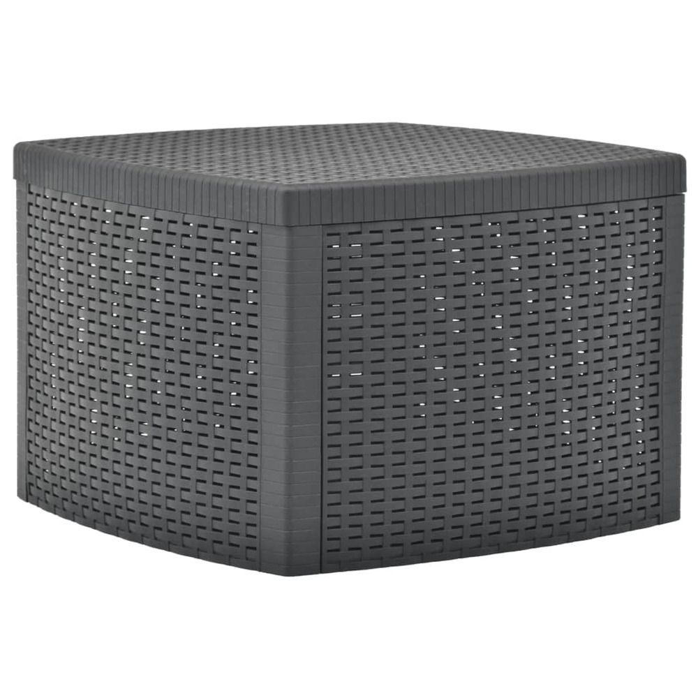 vidaXL Table d'appoint Anthracite 54x54x36,5