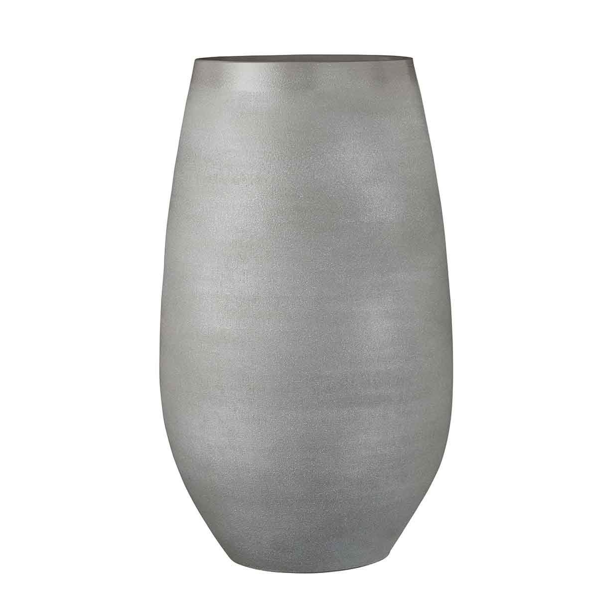 Mica decorations vase douro - 29x29x50 cm - terre cuite - gris
