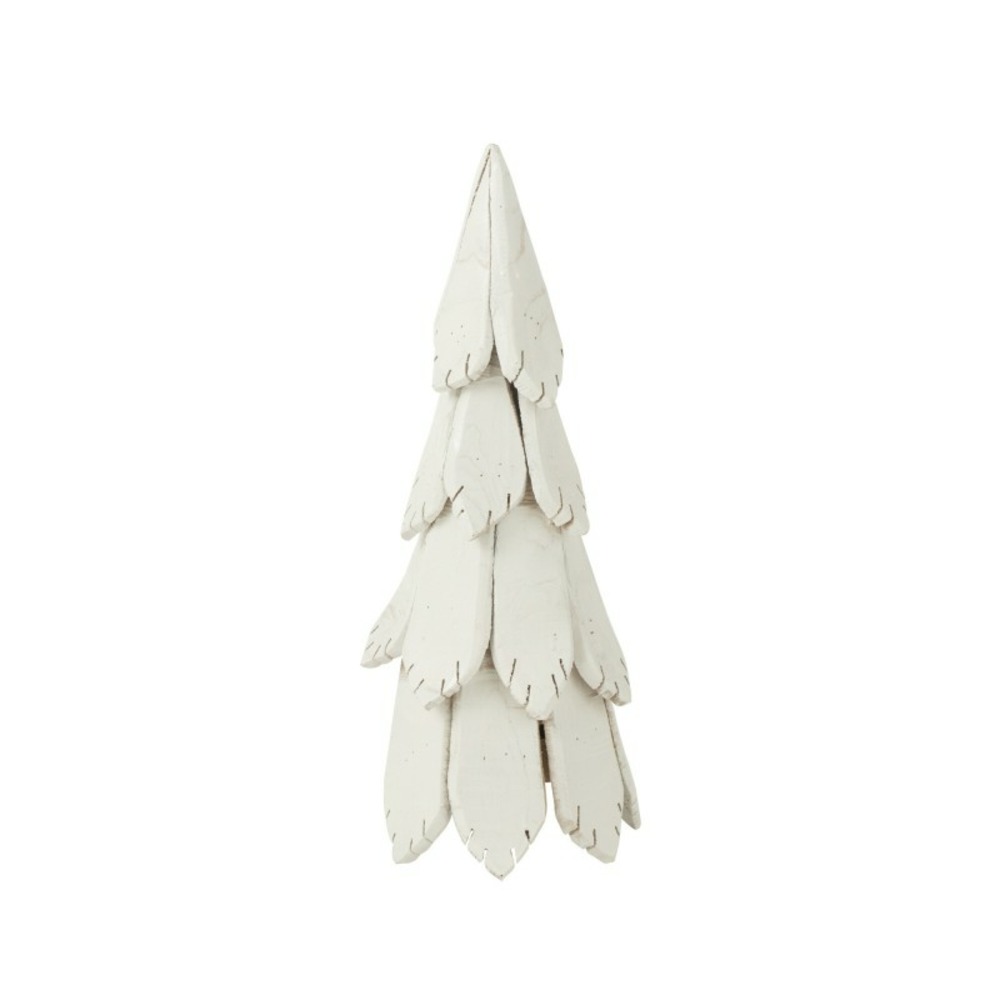 Sapin de noël en bois blanc 24x24x60 cm h60