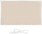 Voile d'ombrage rectangle 2 x 4 m beige