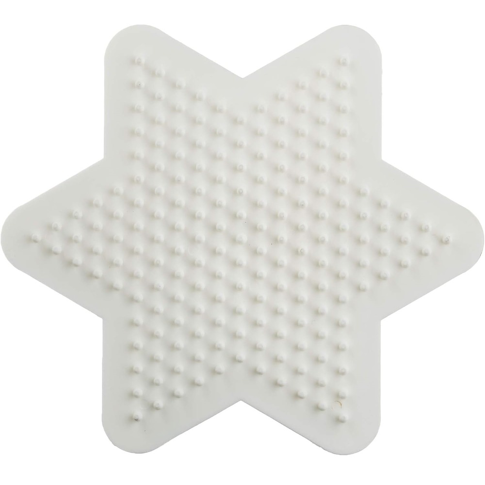 Plaque petite étoile perles plastique midi