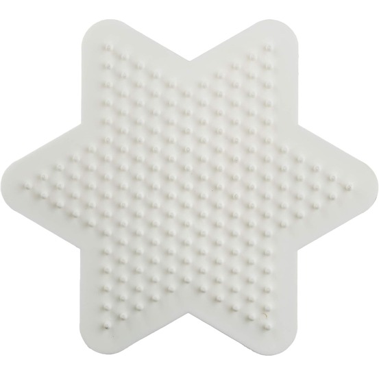 Plaque petite étoile perles plastique midi