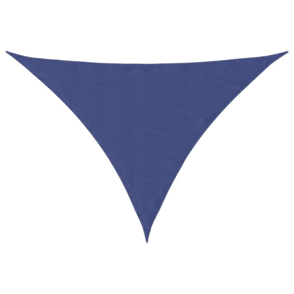 Voile de parasol tissu oxford triangulaire 4x5x5 m bleu