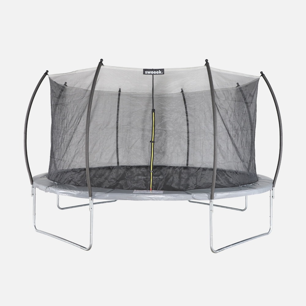 Trampoline rond ø 430cm avec filet de protection intérieur - venus inner trampoline de jardin 4,30m 430 cm