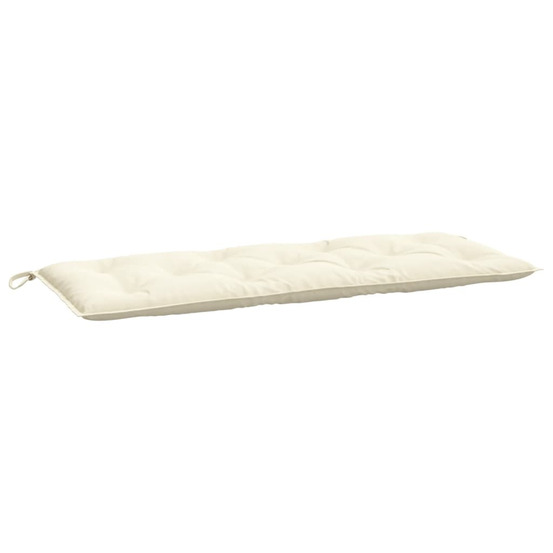 Coussin de banc de jardin crème 120x50x7 cm tissu oxford