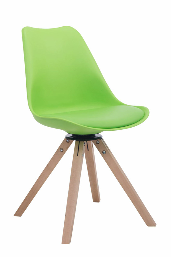 Chaise visiteur troyes pivotante natura square
