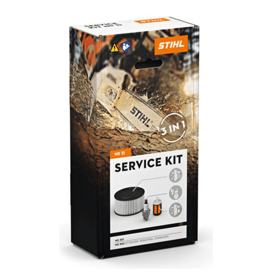 Kit d'entretien n°11 pour tronçonneuse stihl ms261, ms362 - 11400074101