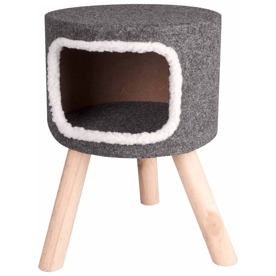 Lit pour chat nordic 35 x 50 cm gris 560332