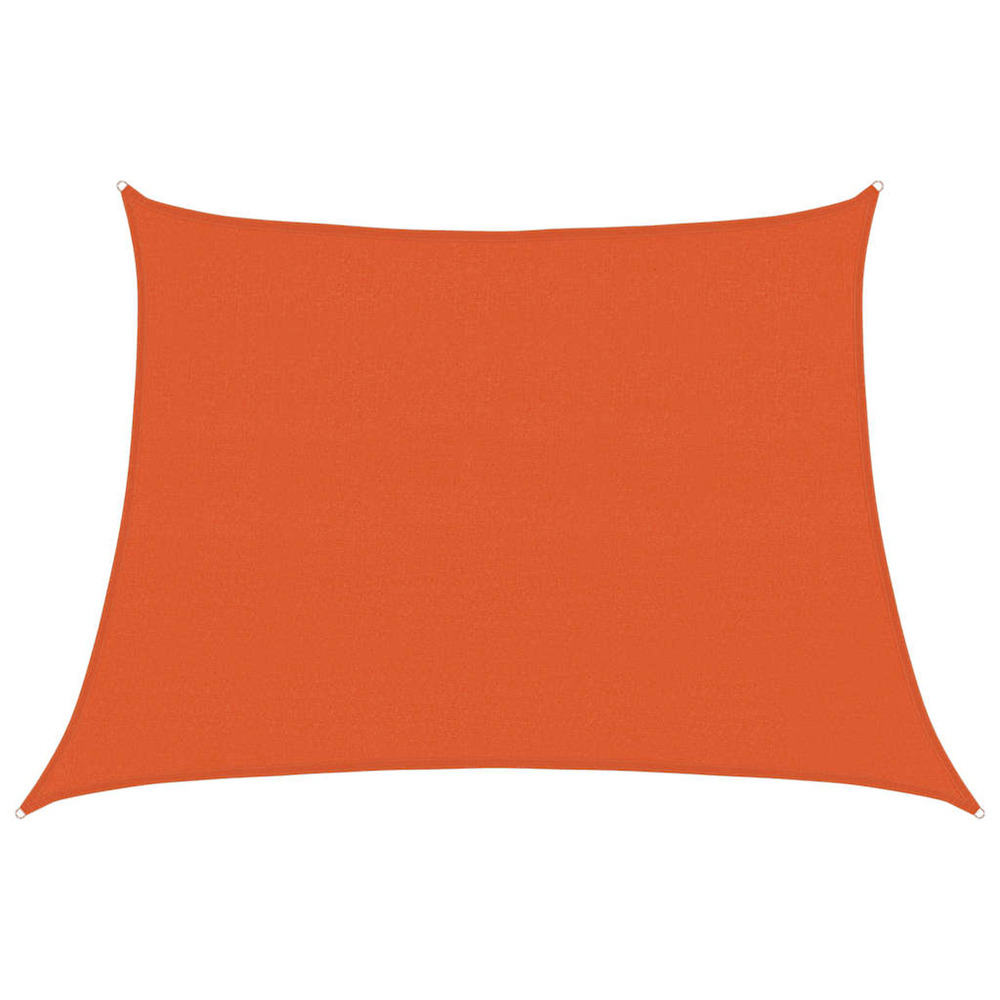 Voile d'ombrage 160 g/m² trapèze orange 4/5x3 m pehd