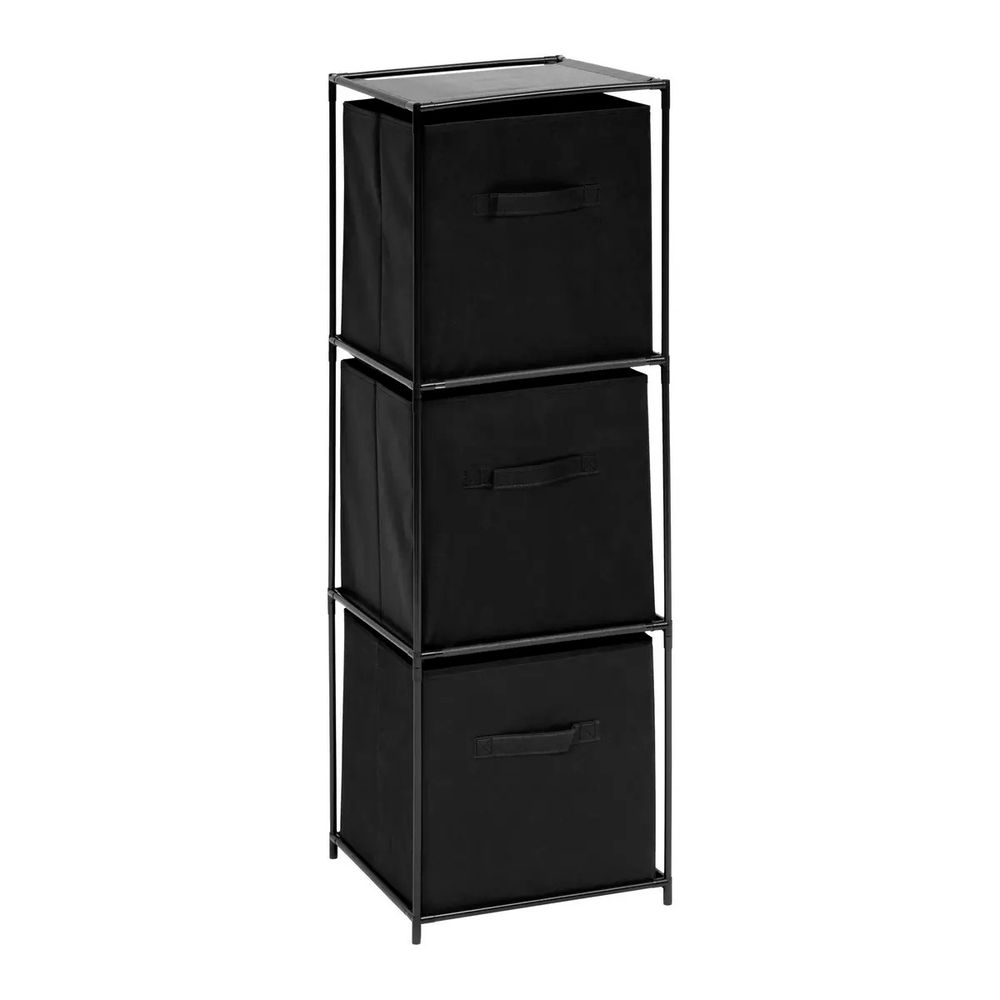 Étagère 3 cases & 3 boîtes 