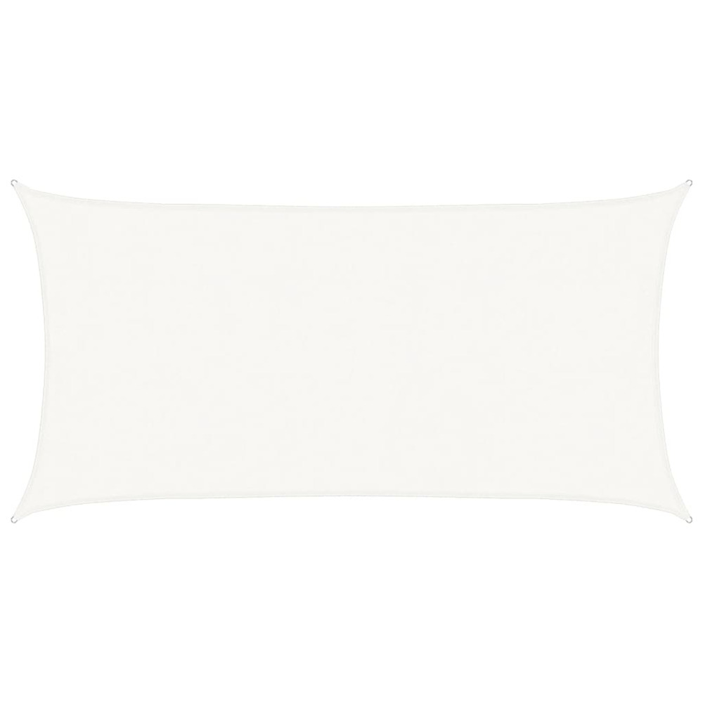 Voile d'ombrage 160 g/m² blanc 4x7 m pehd