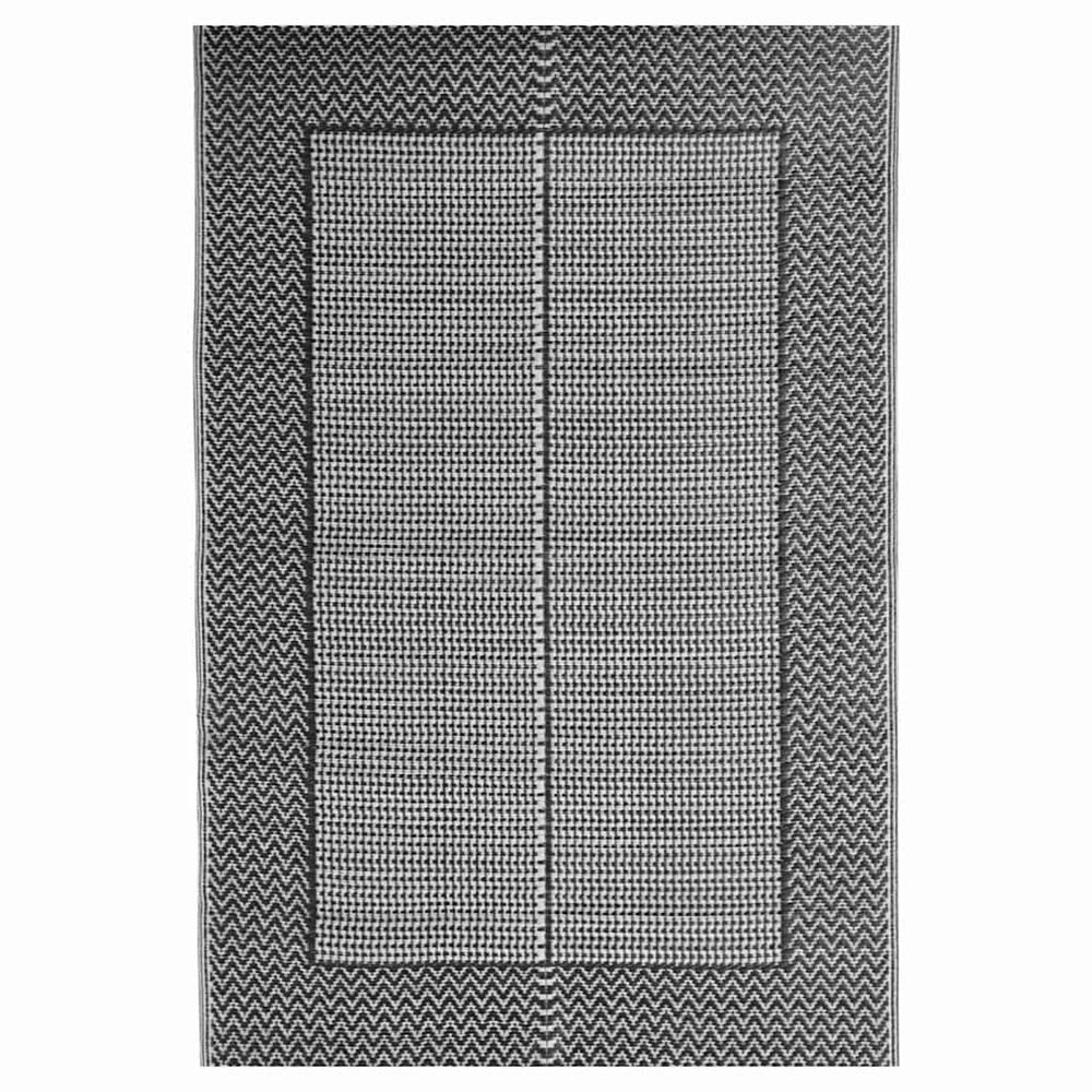 Tapis d'extérieur arakil noir 140x200 cm pp