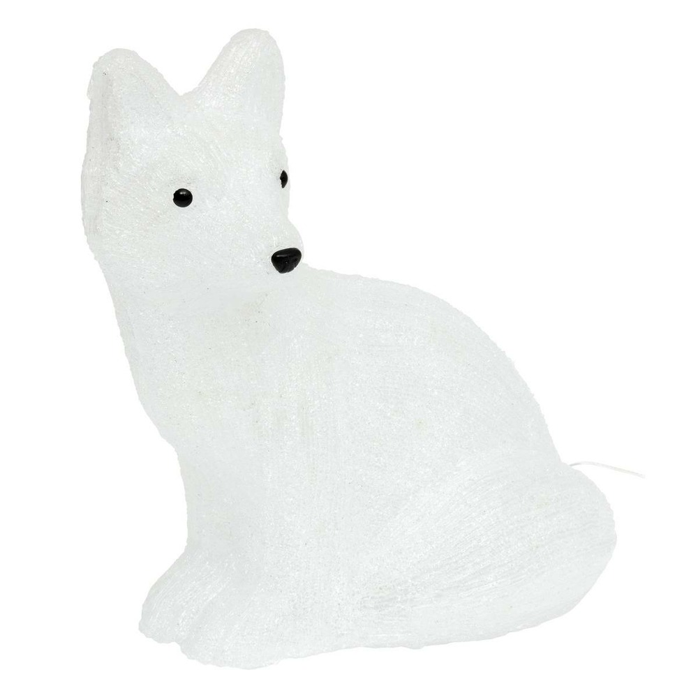 Forme acrylique extérieure renard 30 led clignotantes h.40cm