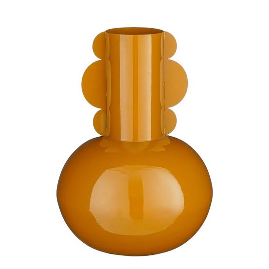 Mica decorations boyd vase - h36 x ø25 cm - métal - marron