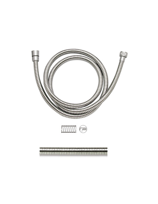 Flexible double agrafage en laiton chromé sous sachet