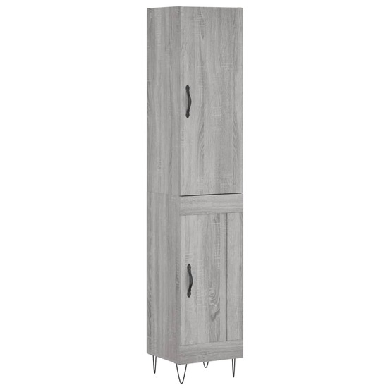 Buffet bahut commode armoire meuble de rangement organisateur cuisine salle de séjour salon haut sonoma 34,5 x 34 x 180 cm bo