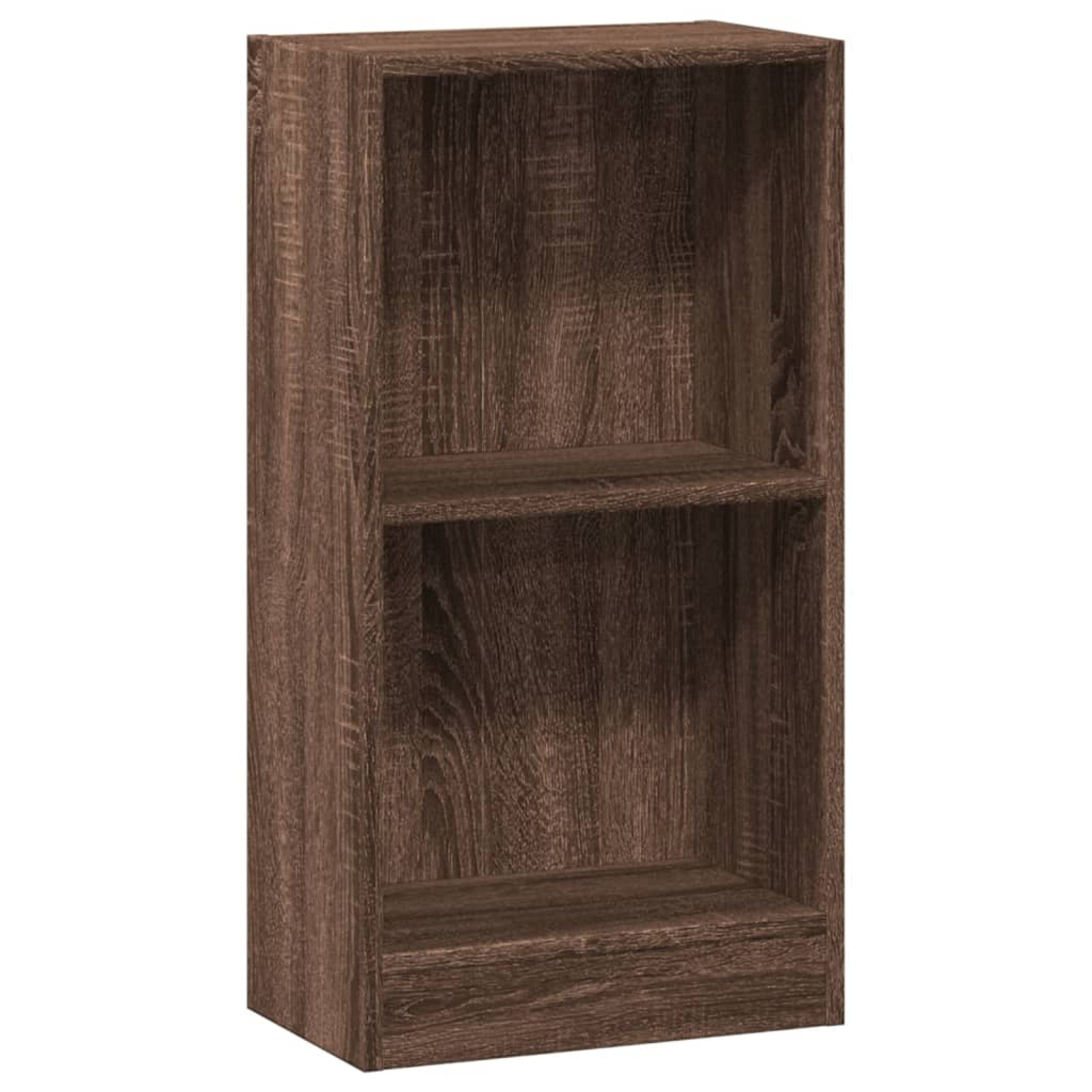 Bibliothèque chêne marron 40x24x76 cm bois d'ingénierie
