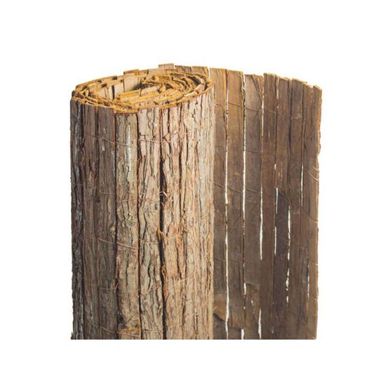 Brise vue en écorces de pin naturel - 2 rouleaux de 2 x 5 m