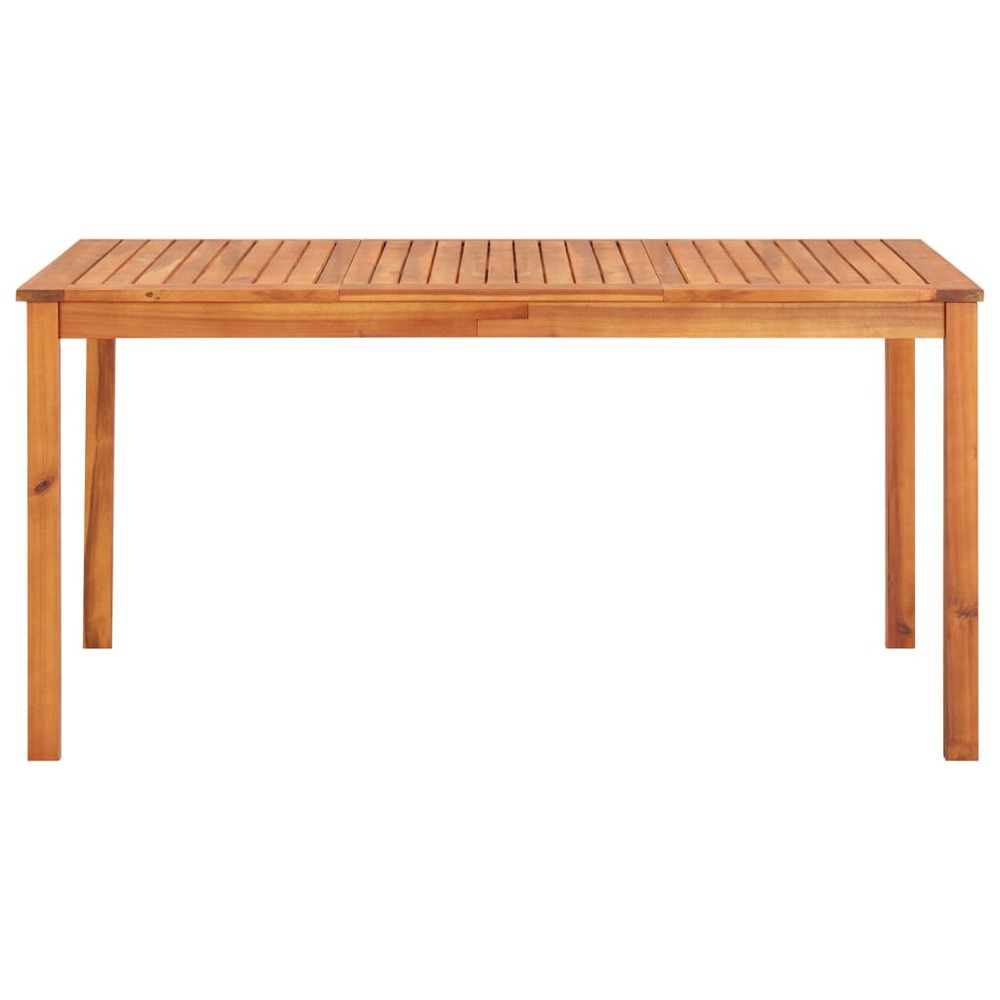Table de jardin 150x90x74 cm bois d'acacia massif