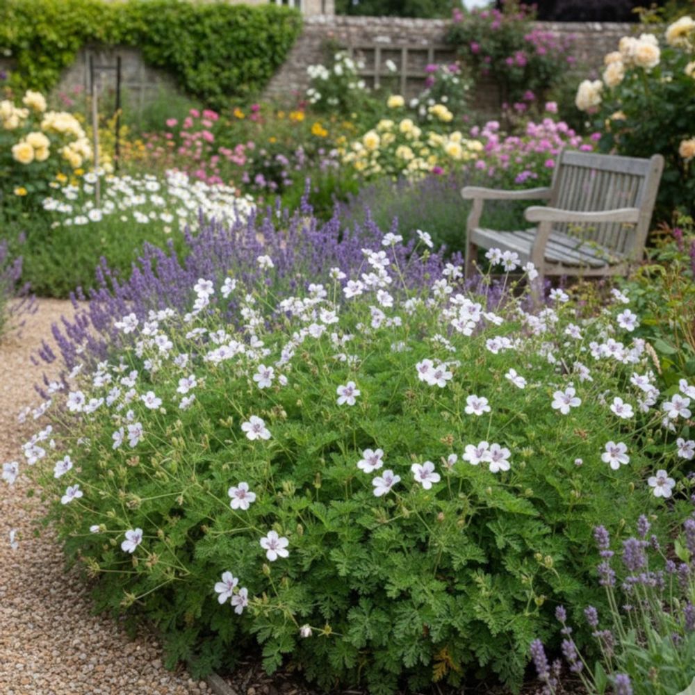 Bec de grue stephanie, erodium lot de 3 godets