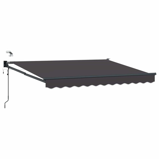 Auvent rétractable électrique anthracite 2,5 x 2 m