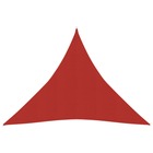 Voile d'ombrage 160 g/m² rouge 4,5x4,5x4,5 m pehd