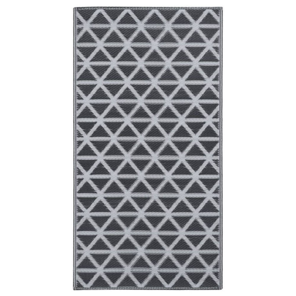 Tapis d'extérieur arakil noir 120x180 cm pp