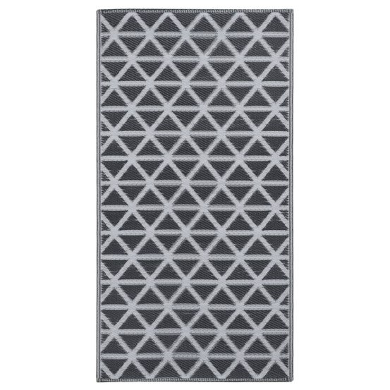 Tapis d'extérieur arakil noir 120x180 cm pp