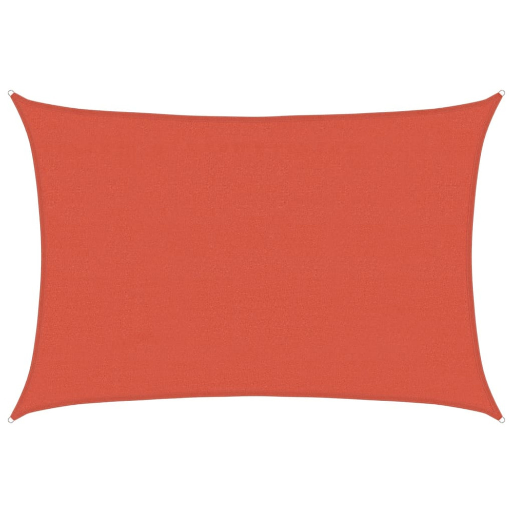 Voile d'ombrage 160 g/m² terre cuite 4x5 m pehd