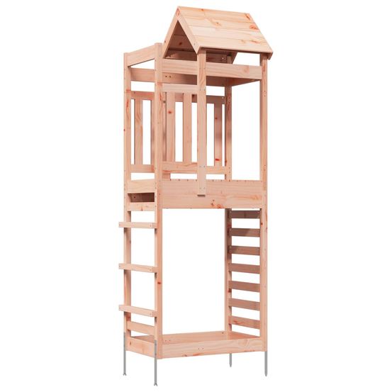 Tour de jeu marron 52,5 x 85 x 238 cm bois solide de douglas