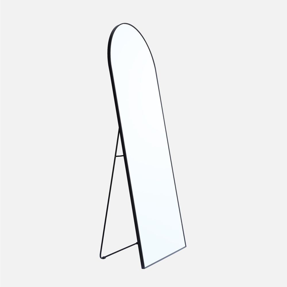Miroir sur pied en aluminium - 2 tailles possibles 60 x 165 x 2,8 cm / 80 x 200 x 2,8 cm - justin
