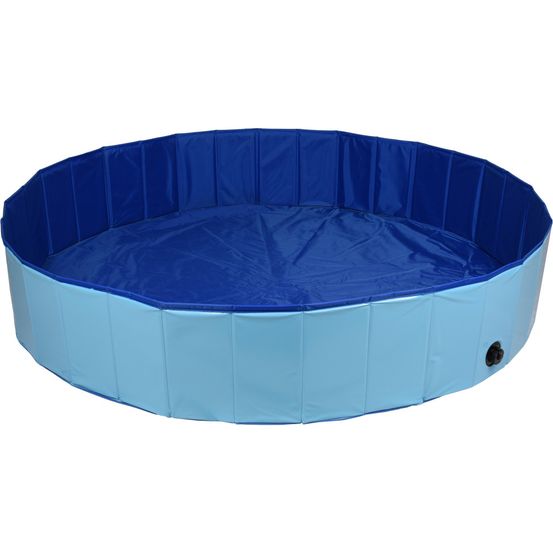 Piscine pour chien ø 160 x 30 cm couleur bleu