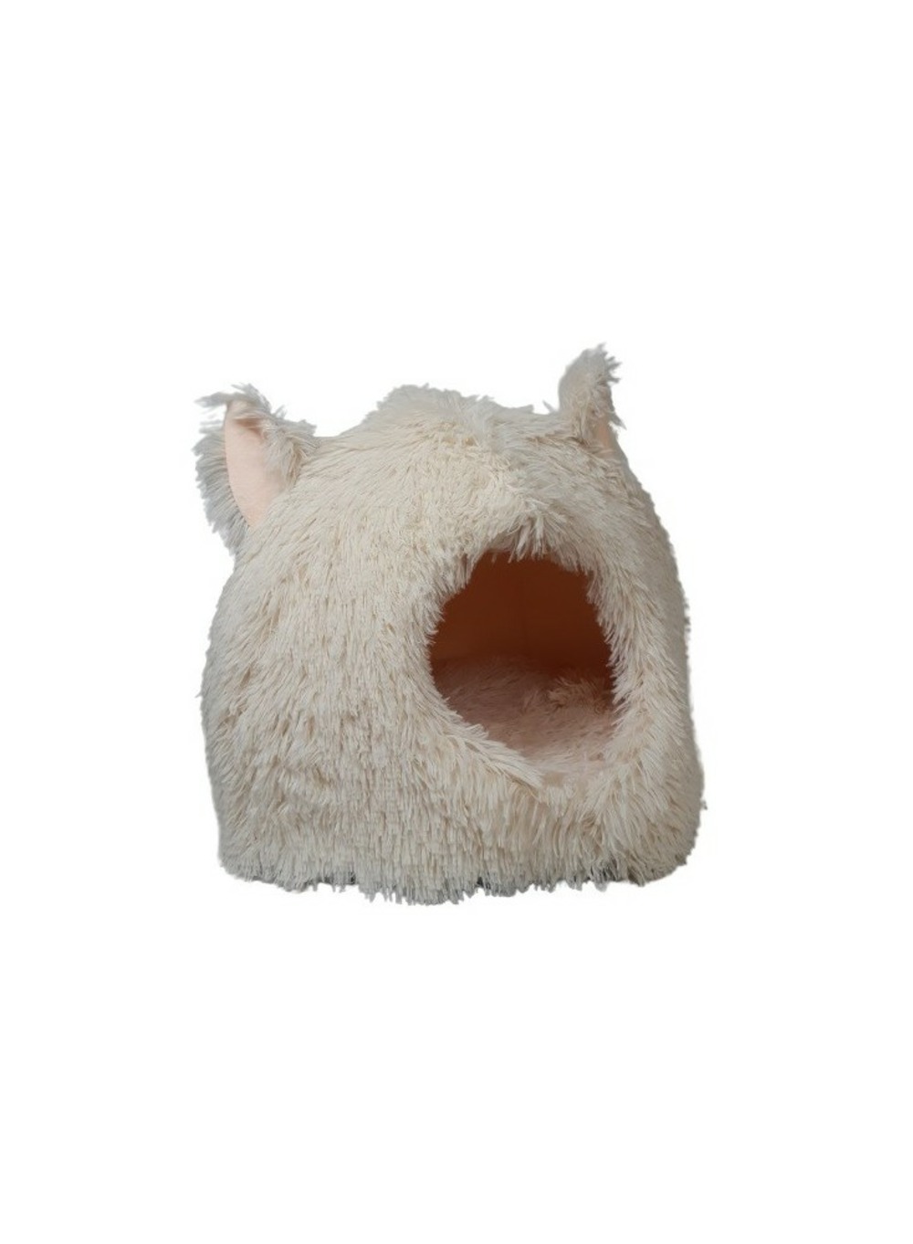 Mon ami luki - niche / panier / refuge tissus bouclé confort - beige - chien - 40 cm