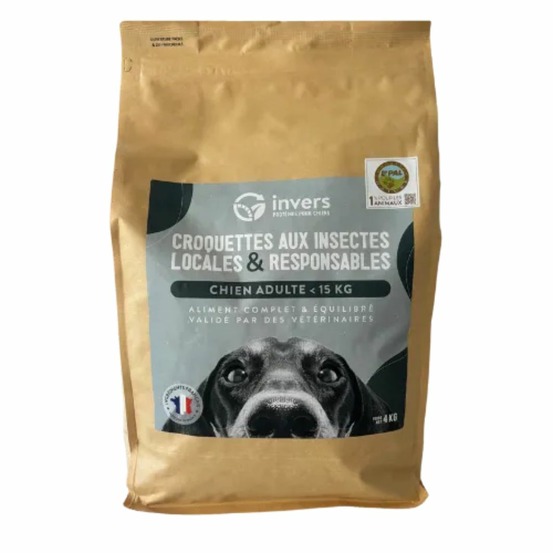 Invers - croquettes aux insectes pour chien de petite taille 1.5kg