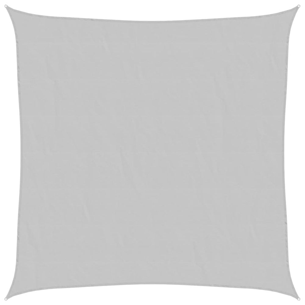 Voile d'ombrage gris clair 2,5x2,5 m 100% polyester oxford