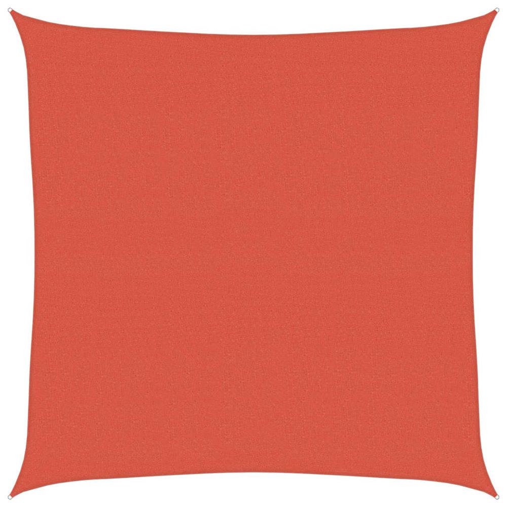 Voile d'ombrage 160 g/m² terre cuite 7x7 m pehd