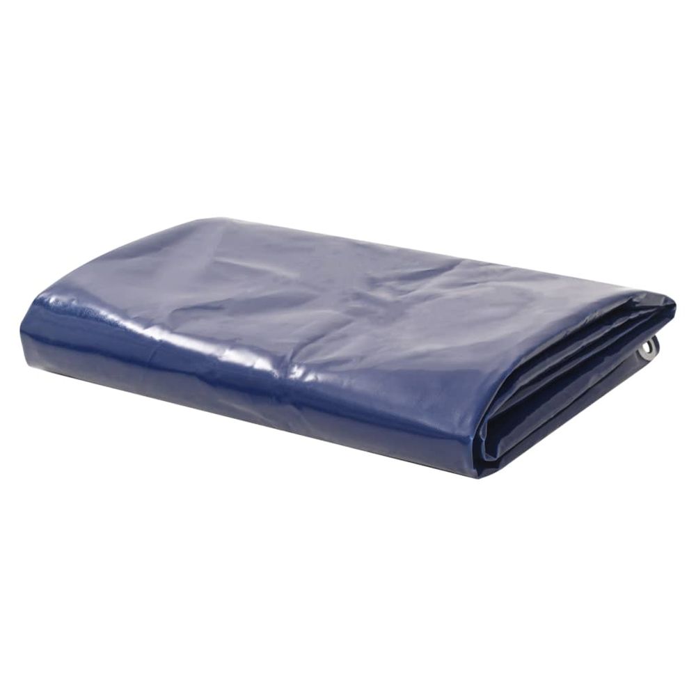 Tarps bleu 1,5 x 6 m toile avec revêtement en pvc