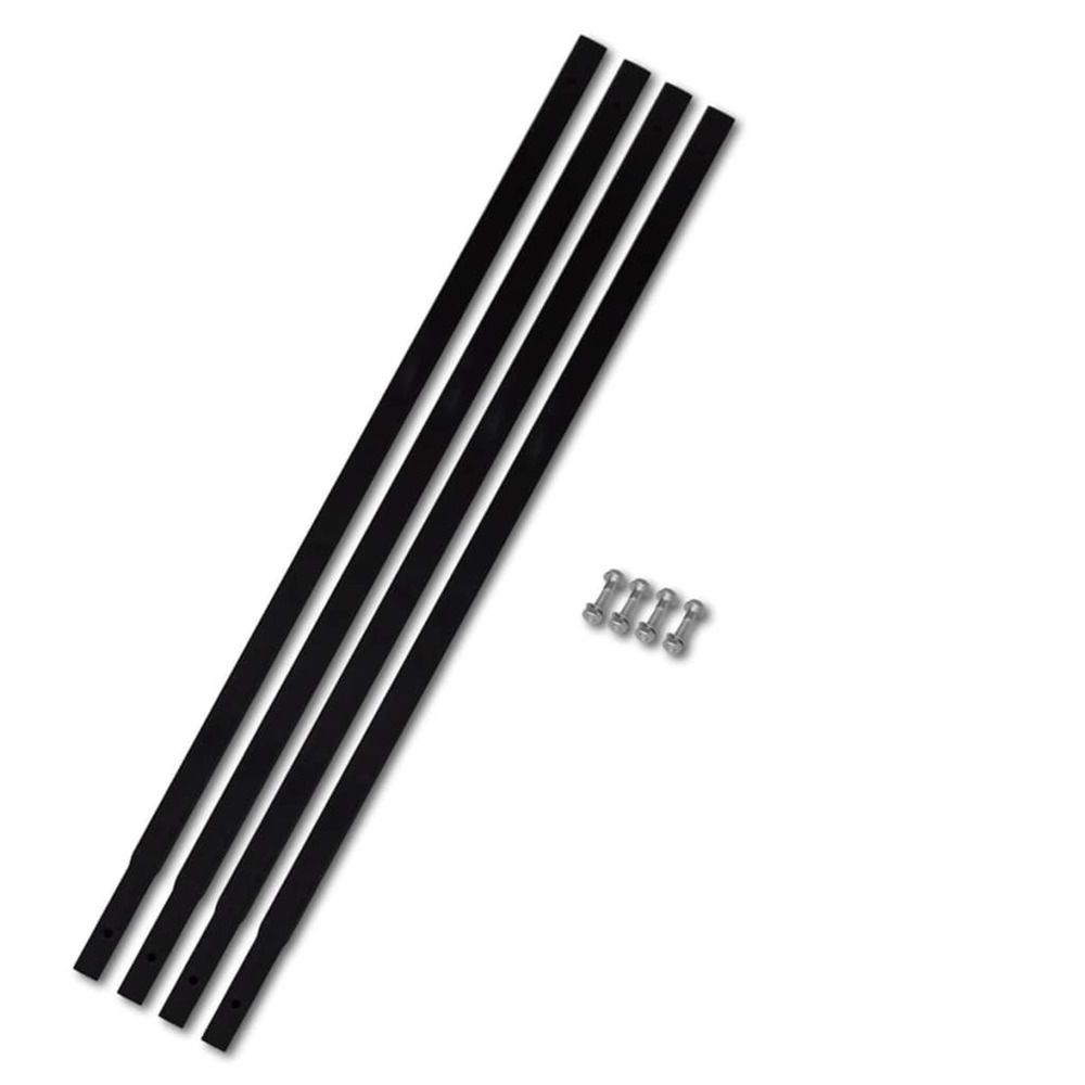 Tube d'extension de tarière de sol 4x1 m raccord de tube acier