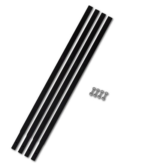 Tube d'extension de tarière de sol 4x1 m raccord de tube acier