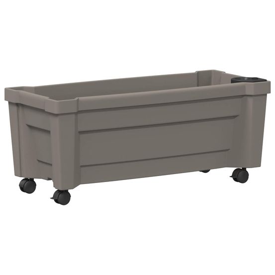 Pot calypso avec roues pp gris