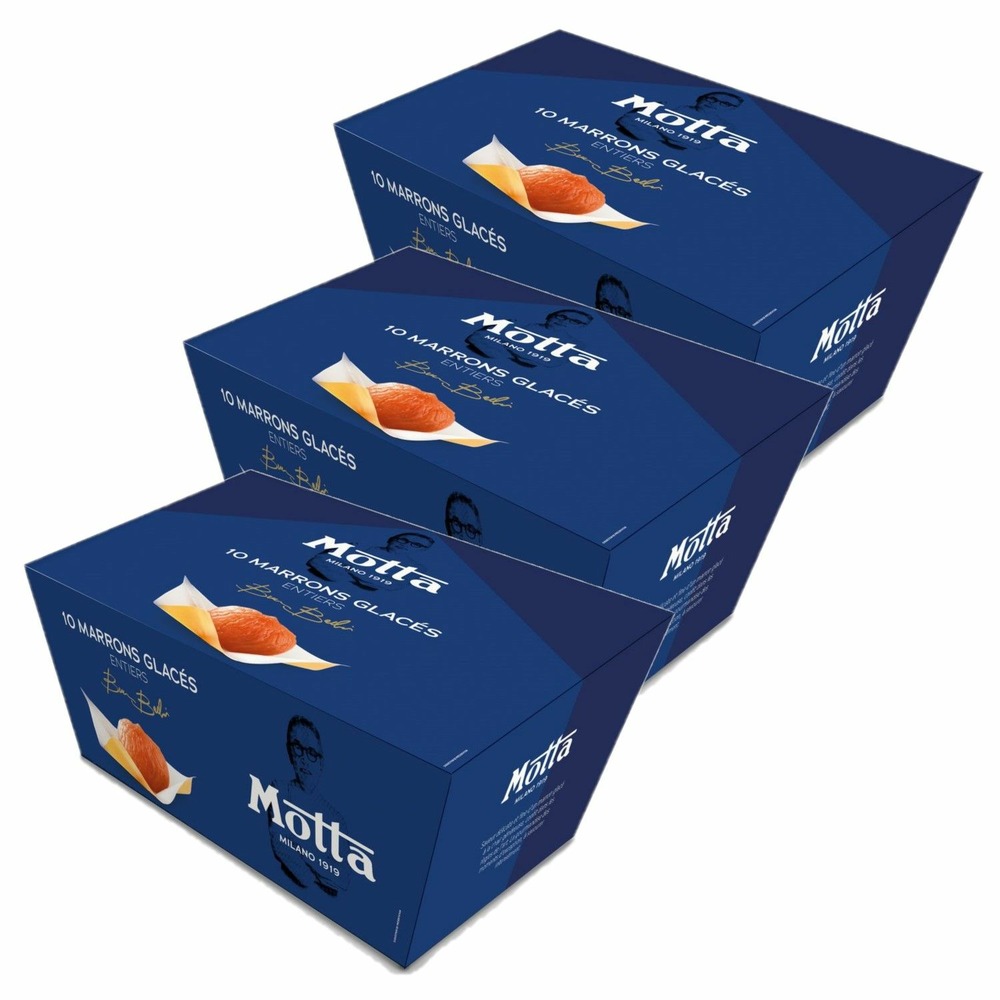 Ballotin 10 marrons glacés - motta