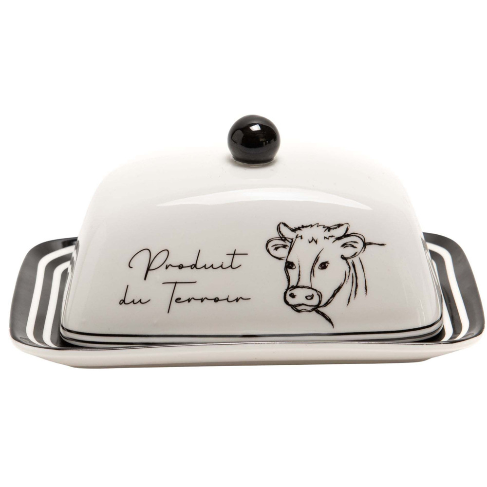 Beurrier en porcelaine dolly
