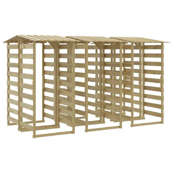 Pergolas avec toits 6 pcs 100x90x200 cm bois de pin imprégné
